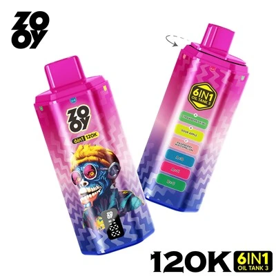 ZOOY 6 IN 1 FLAVORS 120K osunwon Vape